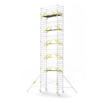 Panthera Panthera PRO met dubbele voorloopleuning 135x305x13,2m werkhoogte carbon vloer
