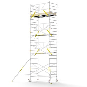 Panthera Panthera PRO met enkele voorloopleuning 135x245x9,2m werkhoogte carbon vloer