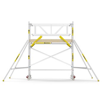Panthera Panthera PRO met dubbele voorloopleuning 135x245x4,2m werkhoogte carbon vloer