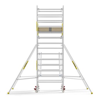 Panthera Panthera PRO met dubbele voorloopleuning 135x245x5,2m werkhoogte carbon vloer