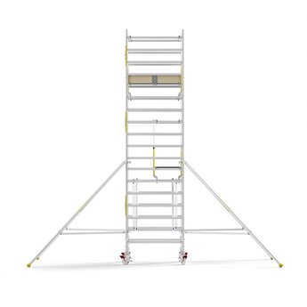 Panthera Panthera PRO met dubbele voorloopleuning 135x185x6,2m werkhoogte carbon vloer