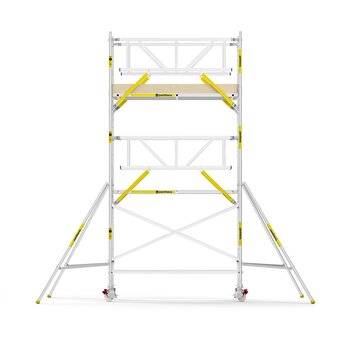 Panthera Panthera PRO met dubbele voorloopleuning 135x245x6,2m werkhoogte carbon vloer