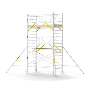 Panthera Panthera PRO met dubbele voorloopleuning 135x305x6,2m werkhoogte carbon vloer