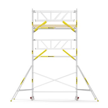 Panthera Panthera PRO met dubbele voorloopleuning 135x305x7,2m werkhoogte carbon vloer