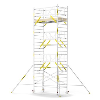 Panthera Panthera PRO met dubbele voorloopleuning 135x245x8,2m werkhoogte carbon vloer