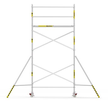 Panthera Panthera Basic geschoord rolsteiger carbon vloer 75x245x6,2m werkhoogte