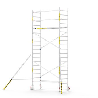 Panthera Panthera Basic geschoord rolsteiger carbon vloer 90x245x6,2m werkhoogte