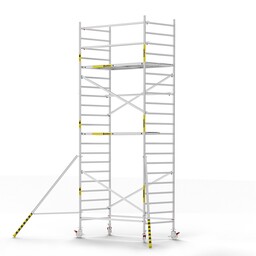 Panthera Panthera Basic geschoord rolsteiger carbon vloer 135x245x7,2m werkhoogte