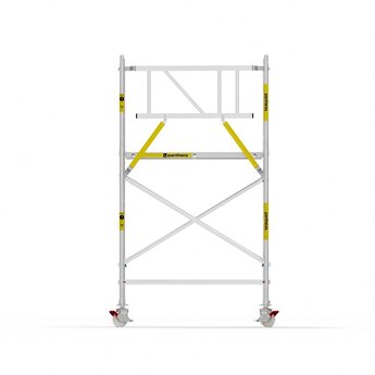 Panthera Panthera Basic met voorloopleuning rolsteiger carbon vloer 90x185x4,2m werkhoogte
