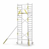 Panthera Panthera Basic met voorloopleuning rolsteiger carbon vloer 90x185x6,2m werkhoogte