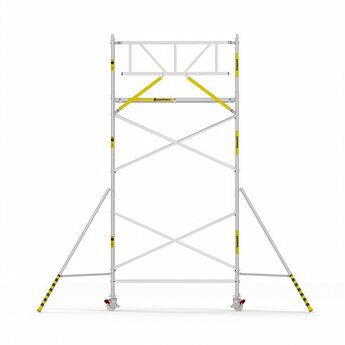 Panthera Panthera Basic met voorloopleuning rolsteiger carbon vloer 90x245x6,2m werkhoogte