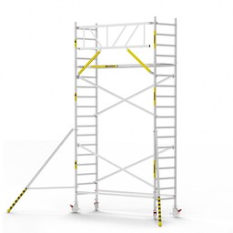 Panthera Panthera Basic met voorloopleuning rolsteiger carbon vloer 90x305x6,2m werkhoogte