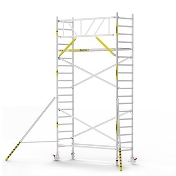Panthera Panthera Basic met voorloopleuning rolsteiger carbon vloer 90x305x6,2m werkhoogte