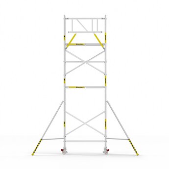 Panthera Panthera Basic met voorloopleuning rolsteiger carbon vloer 90x185x7,2m werkhoogte