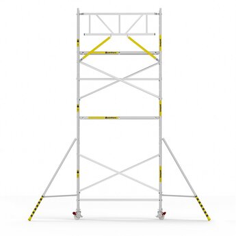 Panthera Panthera Basic met voorloopleuning rolsteiger carbon vloer 90x245x7,2m werkhoogte