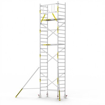 Panthera Panthera Basic met voorloopleuning rolsteiger carbon vloer 90x185x8,2m werkhoogte