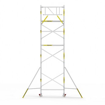 Panthera Panthera Basic met voorloopleuning rolsteiger carbon vloer 90x185x8,2m werkhoogte