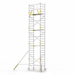 Panthera Panthera Basic met voorloopleuning rolsteiger carbon vloer 90x185x9,2m werkhoogte