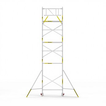 Panthera Panthera Basic met voorloopleuning rolsteiger carbon vloer 90x185x9,2m werkhoogte