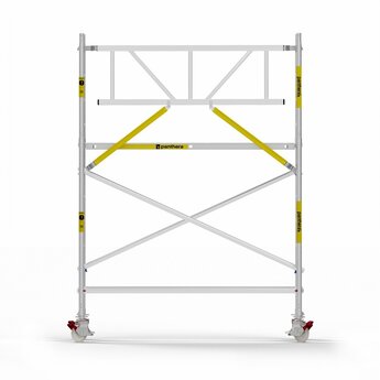 Panthera Panthera Basic met voorloopleuning rolsteiger carbon vloer 135x245x4,2m werkhoogte