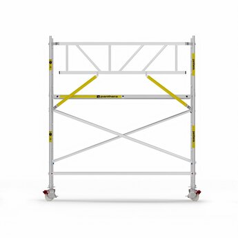 Panthera Panthera Basic met voorloopleuning rolsteiger carbon vloer 135x305x4,2m werkhoogte