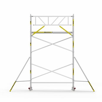 Panthera Panthera Basic met voorloopleuning rolsteiger carbon vloer 135x305x6,2m werkhoogte