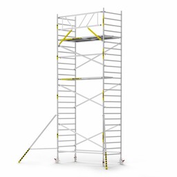 Panthera Panthera Basic met voorloopleuning rolsteiger carbon vloer 135x305x8,2m werkhoogte