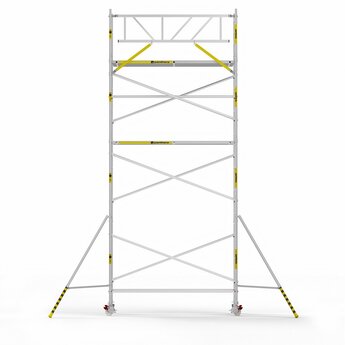 Panthera Panthera Basic met voorloopleuning rolsteiger carbon vloer 135x305x8,2m werkhoogte