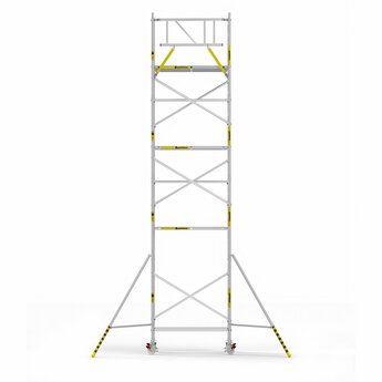 Panthera Panthera Basic met voorloopleuning rolsteiger carbon vloer 135x185x9,2m werkhoogte