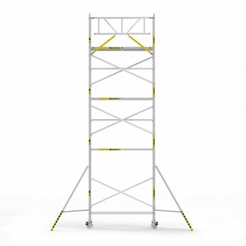 Panthera Panthera Basic met voorloopleuning rolsteiger carbon vloer 135x245x9,2m werkhoogte