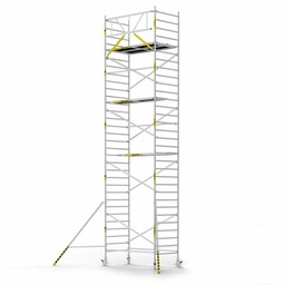 Panthera Panthera Basic met voorloopleuning rolsteiger carbon vloer 135x245x10,2m werkhoogte