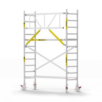 Panthera Panthera Basic met voorloopleuning rolsteiger carbon vloer 75x245x4,2m werkhoogte