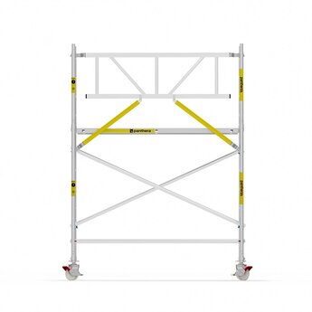 Panthera Panthera Basic met voorloopleuning rolsteiger carbon vloer 75x245x4,2m werkhoogte