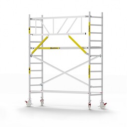 Panthera Panthera Basic met voorloopleuning rolsteiger carbon vloer 75x305x4,2m werkhoogte
