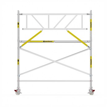 Panthera Panthera Basic met voorloopleuning rolsteiger carbon vloer 75x305x4,2m werkhoogte