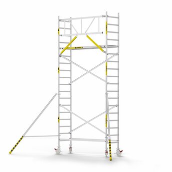 Panthera Panthera Basic met voorloopleuning rolsteiger carbon vloer 75x245x6,2m werkhoogte