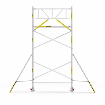 Panthera Panthera Basic met voorloopleuning rolsteiger carbon vloer 75x245x6,2m werkhoogte