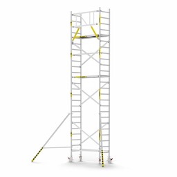 Panthera Panthera Basic met voorloopleuning rolsteiger carbon vloer 75x185x8,2m werkhoogte