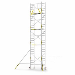 Panthera Panthera Basic met voorloopleuning rolsteiger carbon vloer 75x185x9,2m werkhoogte