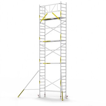 Panthera Panthera Basic met voorloopleuning rolsteiger carbon vloer 75x245x9,2m werkhoogte