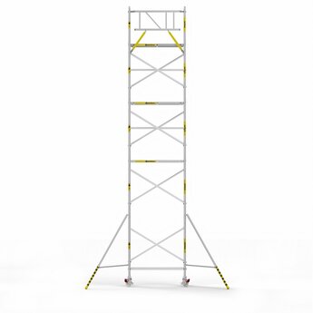 Panthera Panthera Basic met voorloopleuning rolsteiger carbon vloer 75x185x10,2m werkhoogte