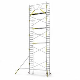 Panthera Panthera Basic met voorloopleuning rolsteiger carbon vloer 75x305x10,2m werkhoogte