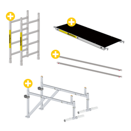 Panthera Uitwijkconsole set compleet 75x305 lichtgewicht