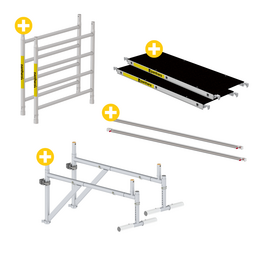 Panthera Uitwijkconsole set compleet 135x250 lichtgewicht