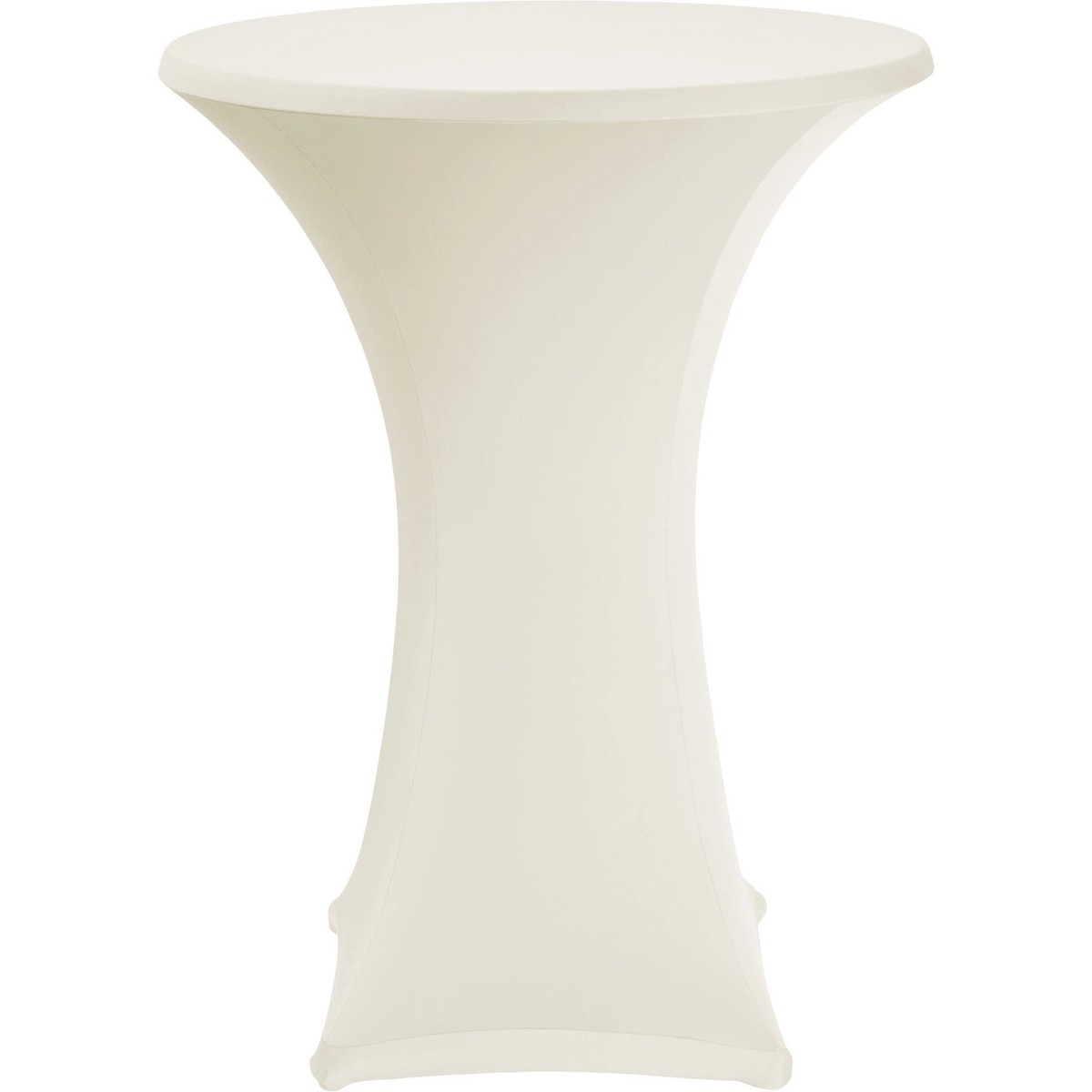 Stehtischbezug Ø 80 cm ecru