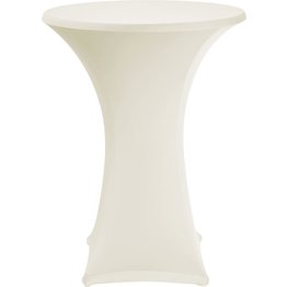 Stehtischbezug Ø 80 cm ecru