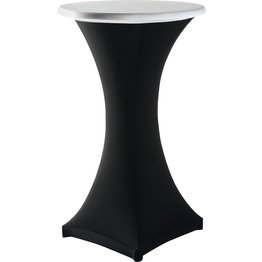 Tischplattenbezug Ø 80 cm weiß