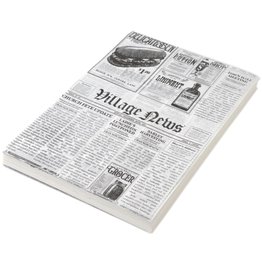 Einschlagpapier "Zeitungsdruck" 25x35 cm - NEU