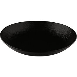 Porzellanserie "Lavanit" schwarz Teller tief