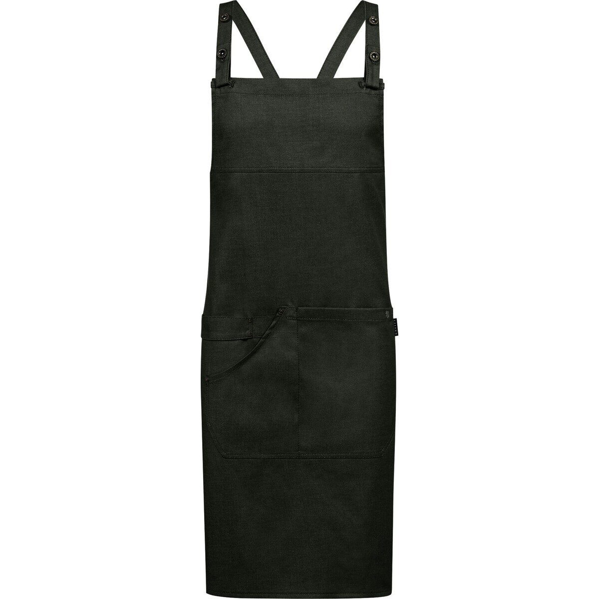 Latzschürze Denim-Optik grün